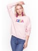 IZIA Women Sweatshirt in Light Rose