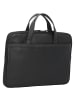 D&N Business Line Aktentasche Leder 40 cm Laptopfach schwarz