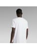 G-Star Raw STAR Old Skool Originals RT Tshirt in Weiß