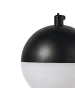 Beliani Pendelleuchten ANKOBRA in Schwarz/Weiß - (W) 25 x (H) 203 x (L) 25 cm