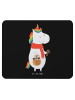 Mr. & Mrs. Panda Maus-Pad Einhorn Pilz ohne Spruch in Schwarz