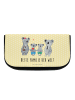 Mr. & Mrs. Panda kosmetiktäschchen Koala Familie zwei mit Spruch in Gelb Pastell