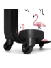 NoBoringSuitCases Suitcase, Handgepäck, Koffer, Reisekoffer Rosa Flamingos
