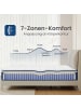 VASAGLE Taschenfederkernmatratze Mosey in Weiß - (B)140 x (H)25 x (T)200 cm