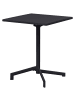 ebuy24 Cafetisch Adam Schwarz 60 x 60 cm