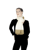 collezione alessandro Winterschal " Schimmer " in beige