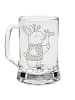 Mr. & Mrs. Panda Gravur Bierkrug Fische Astrologie ohne Spruch in Transparent