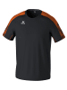 erima T-Shirt in schwarz/orange