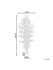 Beliani Kunstpflanze BAMBOO in Grün/Braun - (W) 85 x (H) 220 x (L) 85 cm