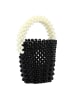DreiMaster Klassik Women Handbag in Schwarz Wollweiss