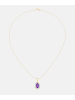 Diamant L'éternel Kette mit Anhänger, mit Amethyst, 375 Gelbgold