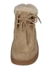 fitflop Ankle Boots GEN-FF SUEDE SHEARLING LACE UP BOOTS in natur