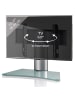 VCM  TV Standfuß Aufsatz Erhöhung Alu Glas Windoxa Mini in Mattglas