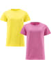 Erwin Müller Single-Jersey Shorty 2er-Pack in gelb/pink