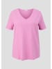 s.Oliver T-Shirt kurzarm in Pink