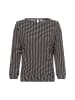 OPUS Langarmshirt Susta in braun