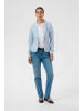 Kaffe Blazer Kinnie Regular fit in Blue Fog/Chalk Stripe