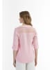 Usha Damen Blusenshirt Mit Spitze in Hellrosa