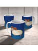 Mr. & Mrs. Panda Kaffeebecher Sternzeichen Widder ohne Spruch in Sternenhimmel Blau