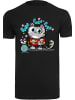 F4NT4STIC T-Shirt Big Bang Theory TV Serie Bazinga Kitty in schwarz