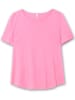 sheego Longshirt in blumiges pink