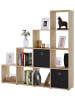 VCM  Holz Stand Treppenregal Regal 10 Fächer Napoli in Sonoma-Eiche (Sägerau)