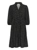 Kaffe Kleid KArea Regular fit in Black W. Chalk Dot