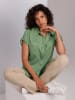creation L Kurzarm-Bluse in eucalyptus