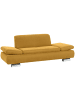 others SOFA 2-Sitzer Kaye Bezug Veloursstoff Metallfuß verchromt / mais