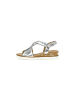 Gabor Riemchensandalen in silber