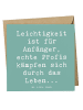 Mr. & Mrs. Panda Faltkarte Spruch Leichtigkeit für Profis mit Sp... in Meeresbrise