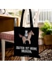 Mr. & Mrs. Panda tote bag Pferd Reiten mit Spruch in Schwarz