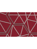 Arte Espina Kurzflor Teppich Spirit 311 in rot - grau - rechteckig