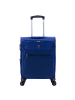 Gladiator 2000 4 Rollen Kabinentrolley 55 cm mit Dehnfalte in blue