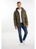 DreiMaster Maritim Herren Winterjacke Mit Wattierung in Militäroliv