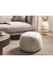 Beliani Pouf BARRON in Beige - (W) 50 x (H) 33 x (L) 50 cm