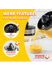 Gourmet Maxx Zitruspresse 0,7l 40W Edelstahl  Schwarz