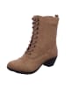 Esgano Damenschnürrstiefel warm Absatz  in  Braun