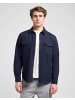 Lee Langarmhemd Workwear in Indigo Jaspe