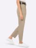 creation L Bundfaltenhose in beige