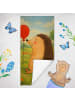Mr. & Mrs. Panda Badehandtuch Igel Luftballon Design ohne Spruch in Gelb Pastell