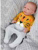 TupTam Jungen Baby Body Langarm 5er Pack in blau/gelb