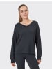 Venice Beach V-Neck Shirt VB Maliyah in black charcoal