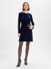Marie Lund Kleid in marine - 0002