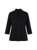Ulla Popken Sweatshirt in schwarz