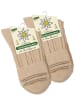 Cotton Prime® Trachtensocken 2 Paar, mit Umschlagrand in Beige