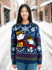 Snoopy The Peanuts Snoopy Winterpullover Winter Strick Pullover Ugly Sweater in blau