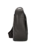 Mandarina Duck Mellow Leather - Umhängetasche 34 cm (warm taupe) in nero