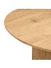 Beliani Esszimmertisch SHEHO in Braun - (W) 120 x (H) 75 x (L) 120 cm