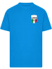 Mister Tee T-Shirt "Azurro Italia Crest Tee" in Blau